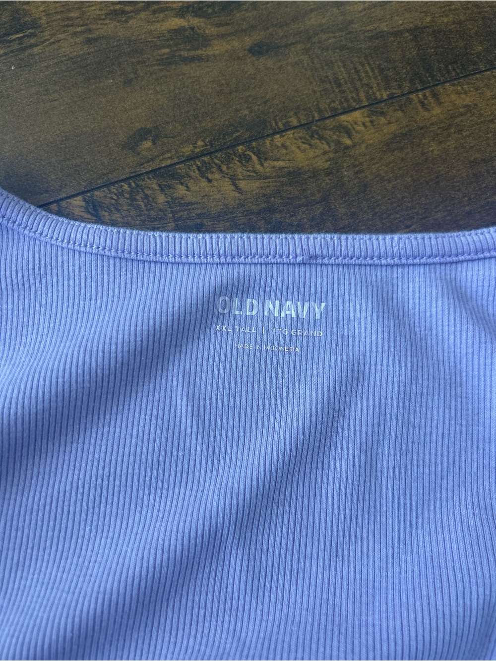 Old Navy Light Lavender Square Neck Short Sleeve Tee - Picture 3 of 6